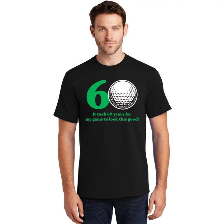 60 Year Old Golfer: Golfing Golf 60th Birthday Tall T-Shirt