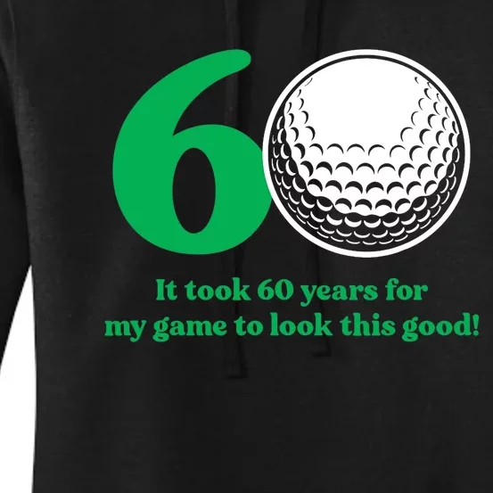 60 Year Old Golfer: Golfing Golf 60th Birthday Women's Pullover Hoodie