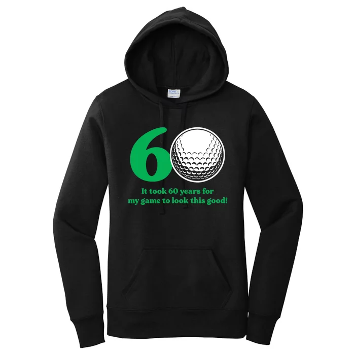 60 Year Old Golfer: Golfing Golf 60th Birthday Women's Pullover Hoodie