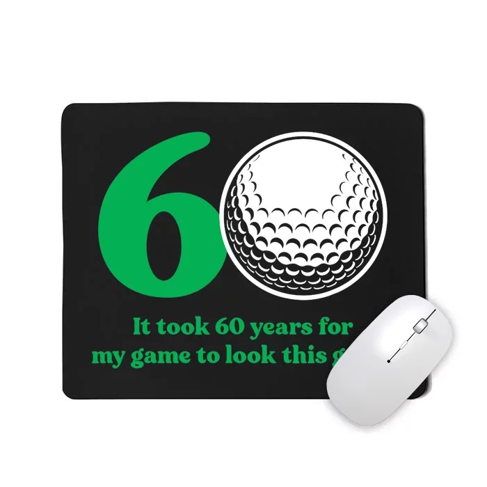 60 Year Old Golfer: Golfing Golf 60th Birthday Mousepad