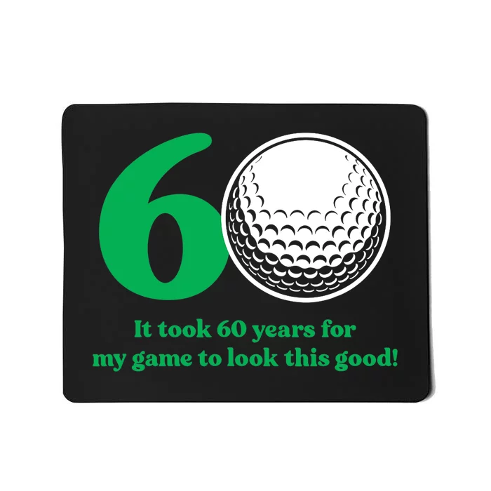 60 Year Old Golfer: Golfing Golf 60th Birthday Mousepad