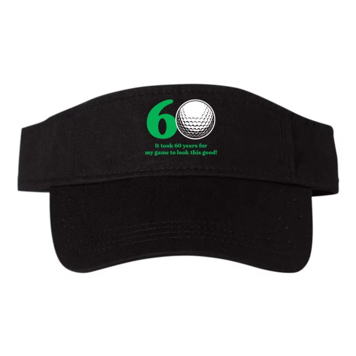 60 Year Old Golfer: Golfing Golf 60th Birthday Valucap Bio-Washed Visor