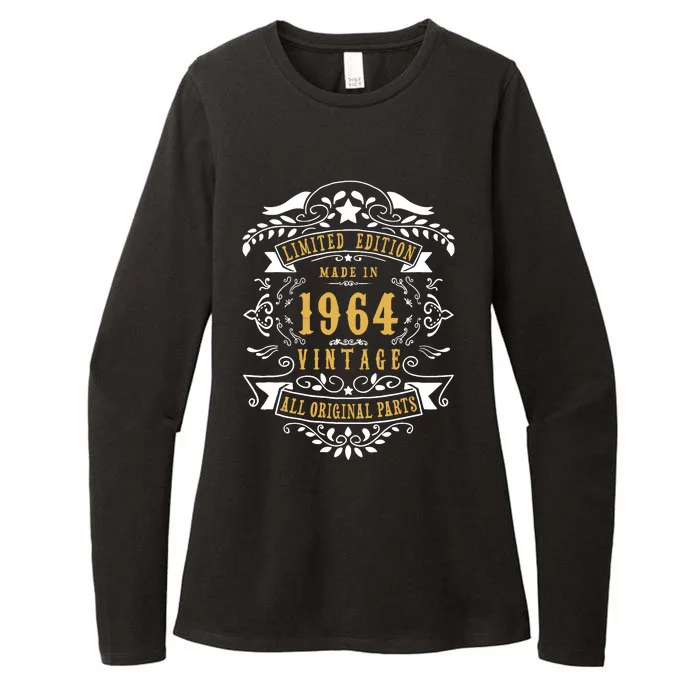 60 Years Old 60th Birthday Made Born In 1964 Idea Womens CVC Long Sleeve Shirt