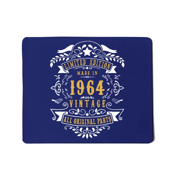 60 Years Old 60th Birthday Made Born In 1964 Idea Mousepad