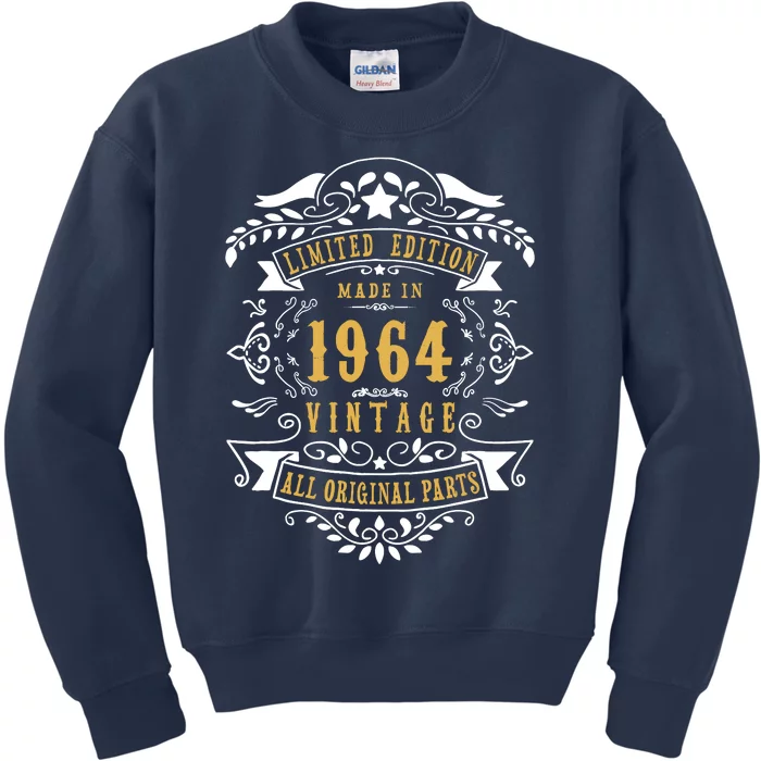 60 Years Old 60th Birthday Made Born In 1964 Idea Kids Sweatshirt