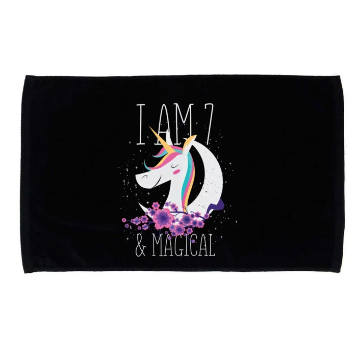 7 Years Old Unicorn Microfiber Hand Towel