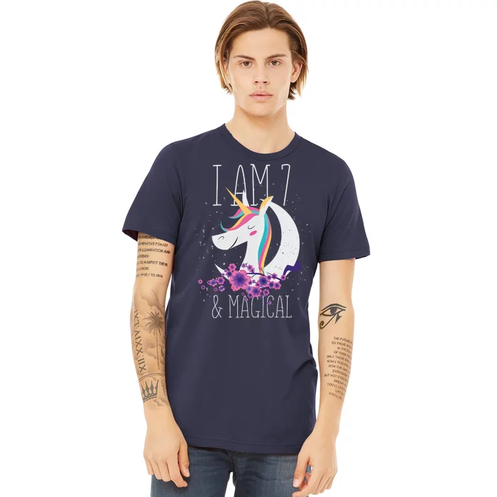 7 Years Old Unicorn Premium T-Shirt