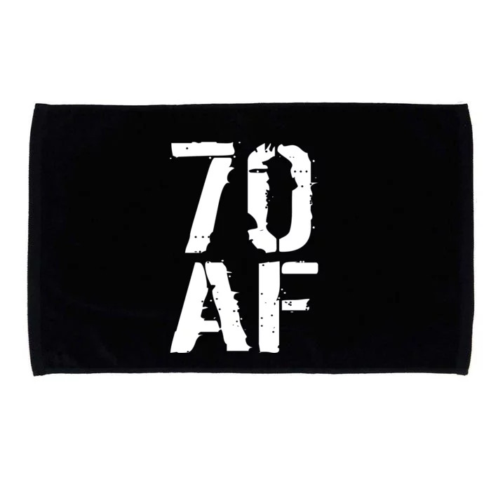 70 AF 70th Birthday Microfiber Hand Towel