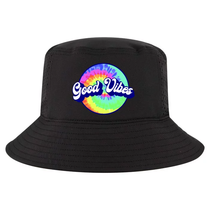 70s Retro Groovy Hippie Good Vibes Cool Comfort Performance Bucket Hat