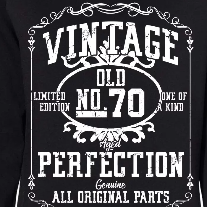 70th Birthday Genuine All Original Parts Womens California Wash Sweatshirt