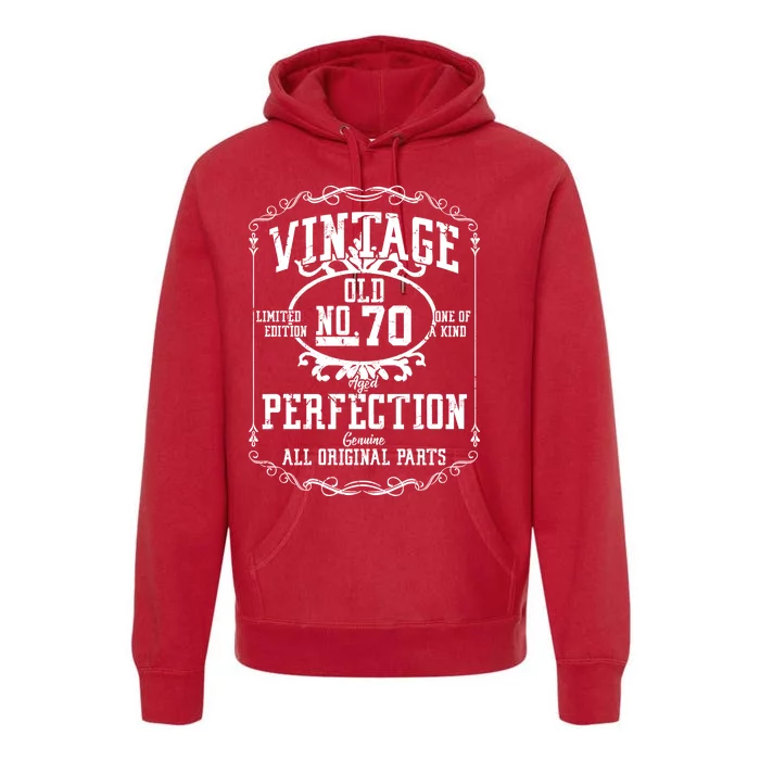 70th Birthday Genuine All Original Parts Premium Hoodie