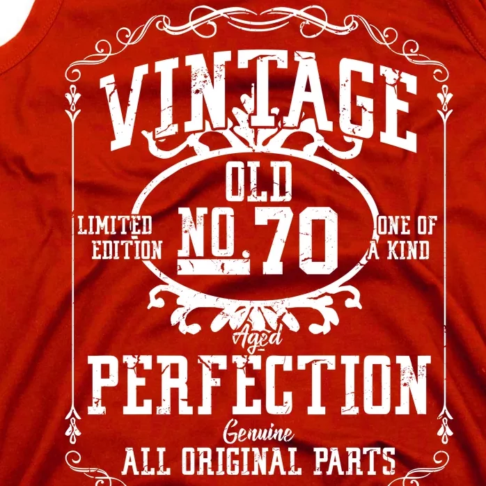 70th Birthday Genuine All Original Parts Tank Top