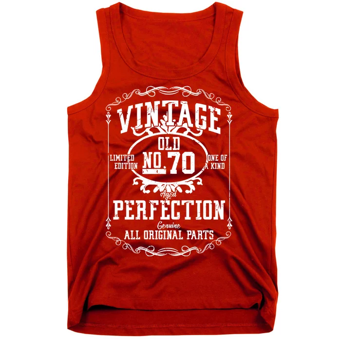 70th Birthday Genuine All Original Parts Tank Top