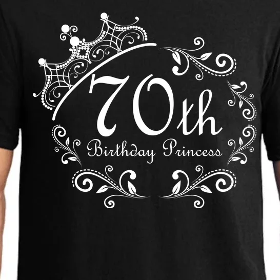 70th Birthday Princess Pajama Set