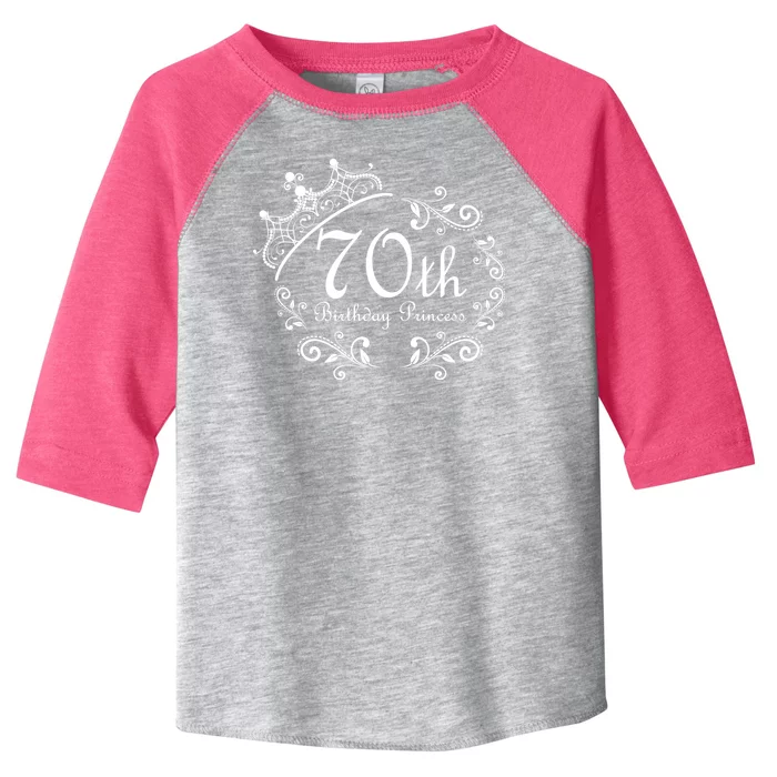 70th Birthday Princess Toddler Fine Jersey T-Shirt