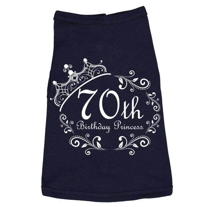 70th Birthday Princess Doggie Tank