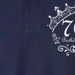 70th Birthday Princess Softstyle Adult Sport Polo