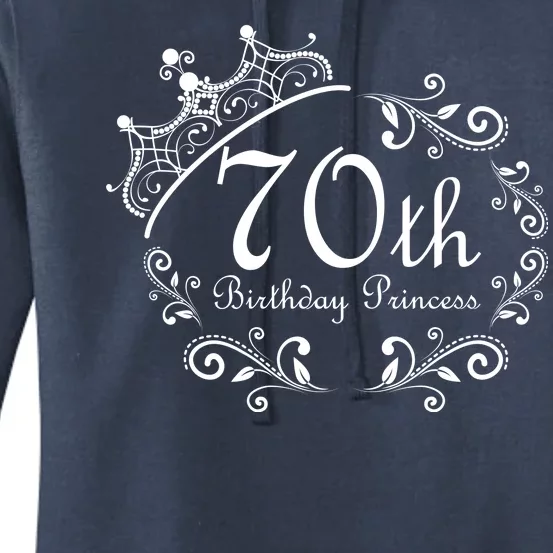 70th Birthday Princess Women's Pullover Hoodie