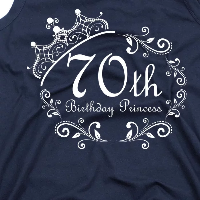 70th Birthday Princess Tank Top