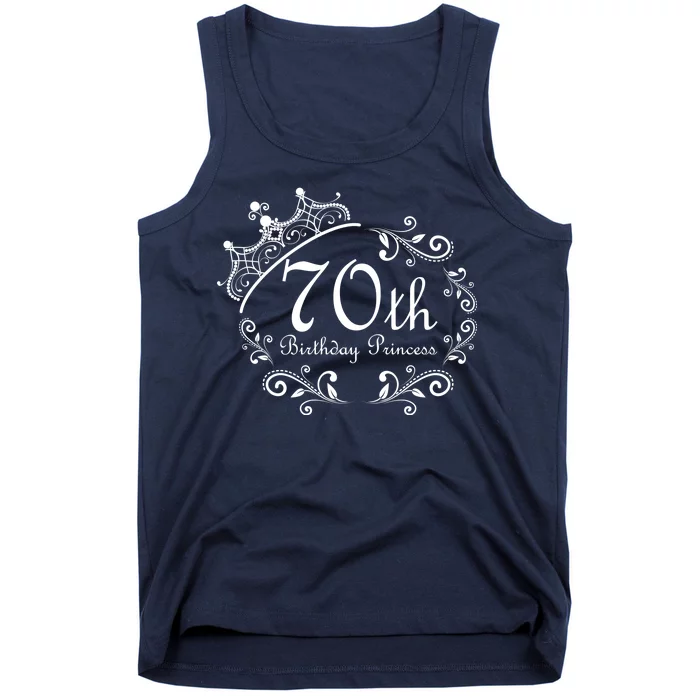 70th Birthday Princess Tank Top