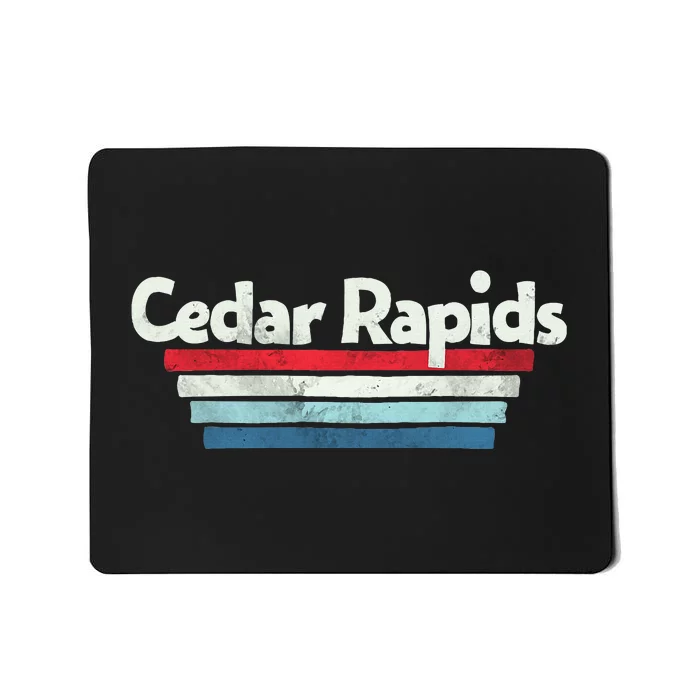 70s 80s Cedar Rapids Iowa Mousepad