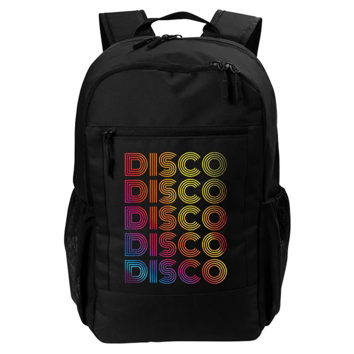 70s 80s Disco Dancing Party Vintage Old School Daily Commute Backpack