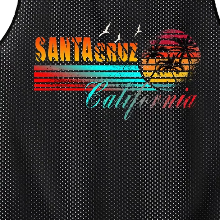 70s 80s In California City Santa Cruz Mesh Reversible Basketball Jersey Tank