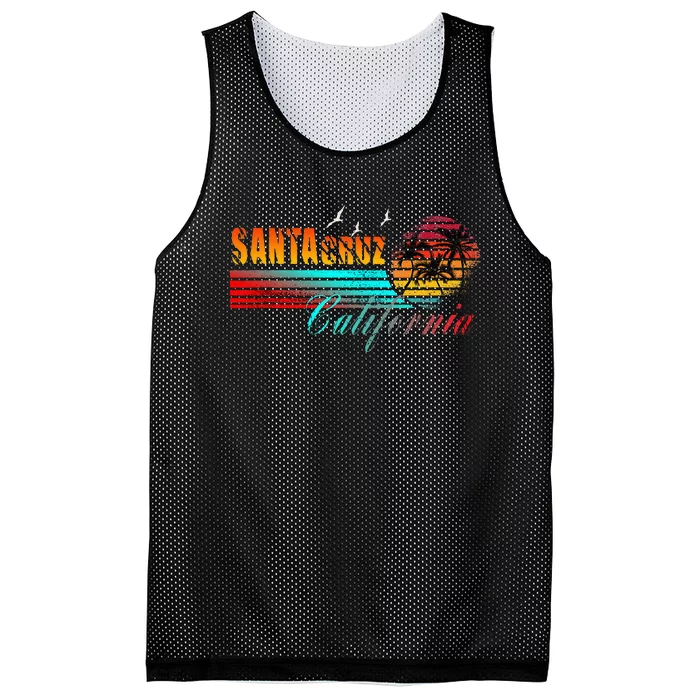 70s 80s In California City Santa Cruz Mesh Reversible Basketball Jersey Tank