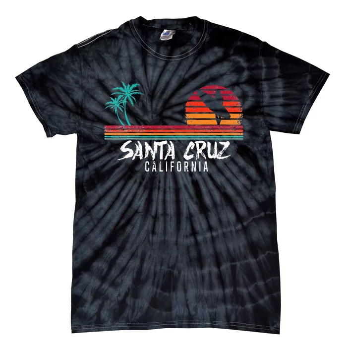 70er 80er In California City Santa Cruz Tie-Dye T-Shirt