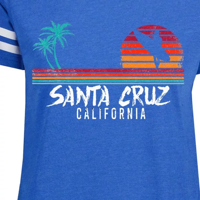 70er 80er In California City Santa Cruz Enza Ladies Jersey Football T-Shirt