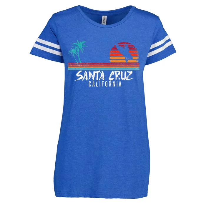 70er 80er In California City Santa Cruz Enza Ladies Jersey Football T-Shirt