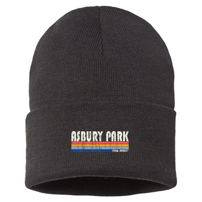 70s 80s Style Asbury Park Nj Sustainable Knit Beanie