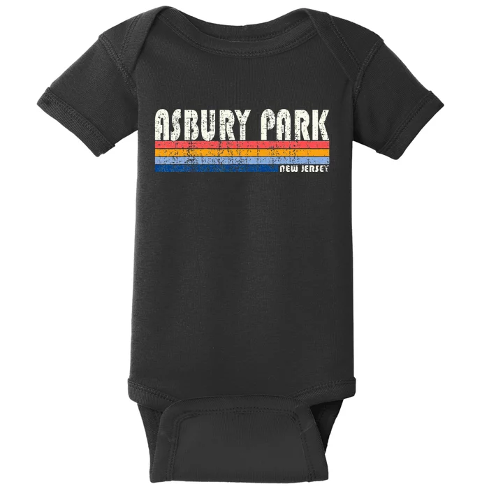 70s 80s Style Asbury Park Nj Baby Bodysuit