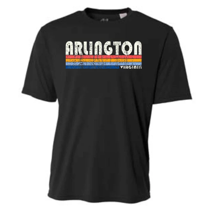 70s 80s Style Arlington Va Cooling Performance Crew T-Shirt