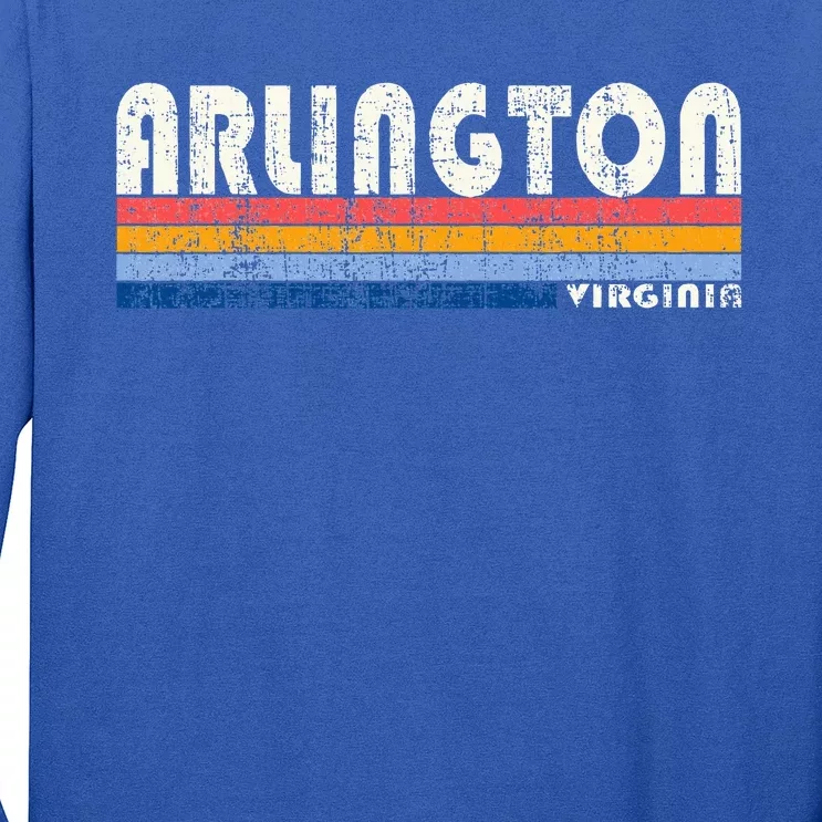 70s 80s Style Arlington Va Long Sleeve Shirt