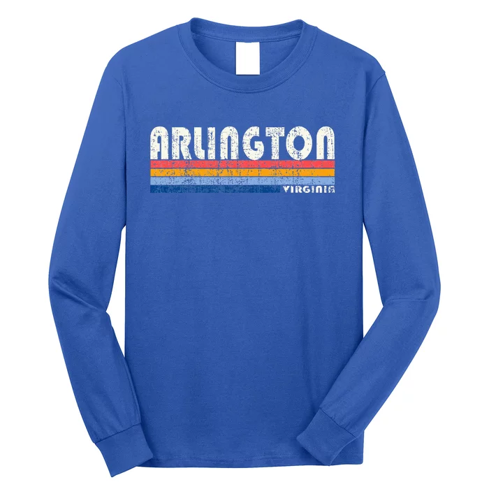 70s 80s Style Arlington Va Long Sleeve Shirt