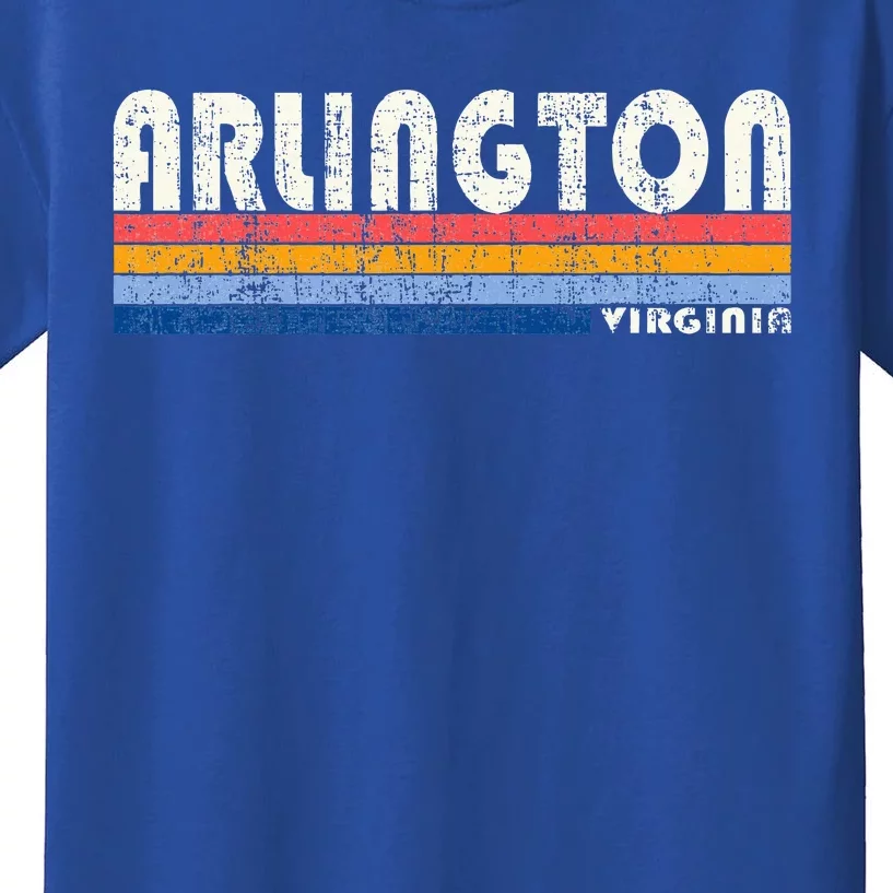 70s 80s Style Arlington Va Kids T-Shirt