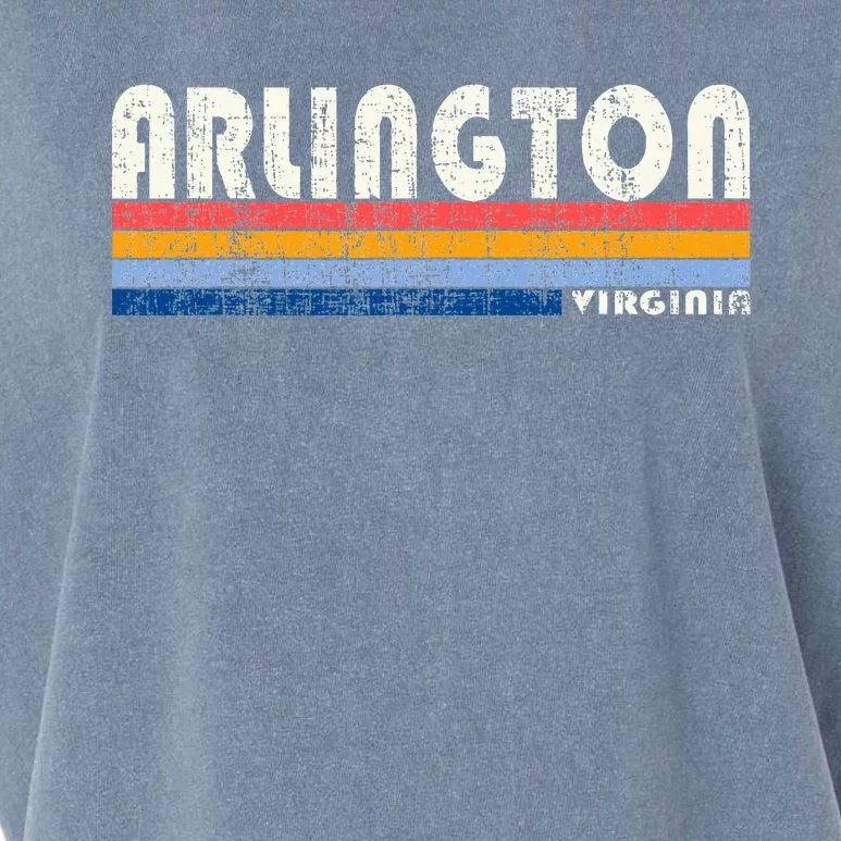 70s 80s Style Arlington Va Garment-Dyed Women's Muscle Tee