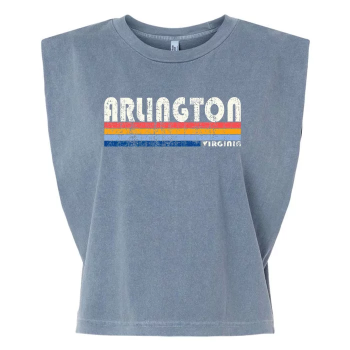 70s 80s Style Arlington Va Garment-Dyed Women's Muscle Tee