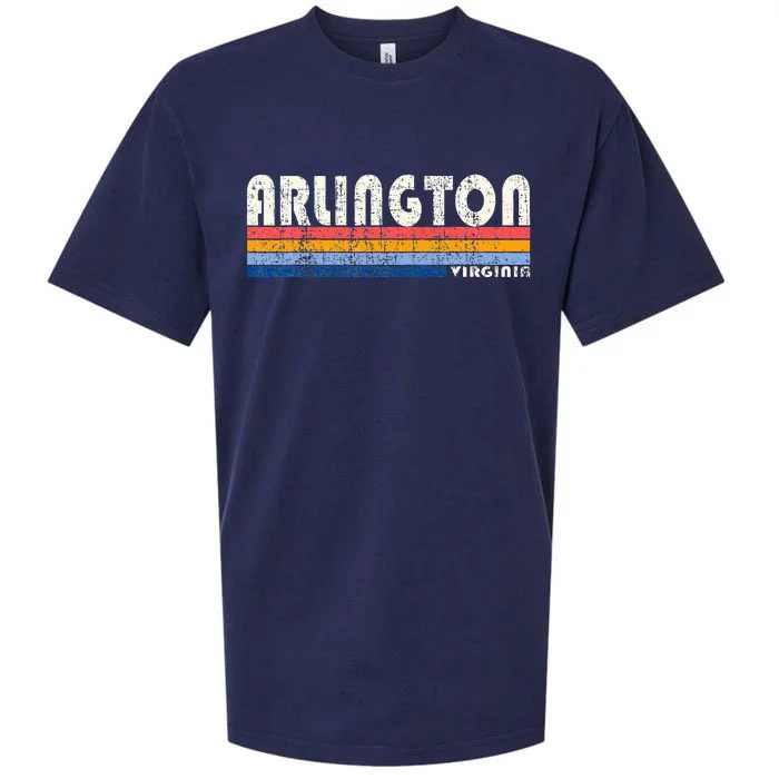 70s 80s Style Arlington Va Sueded Cloud Jersey T-Shirt