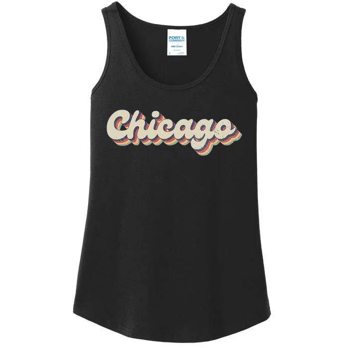 70s 80s USA City Vintage Chicago Ladies Essential Tank