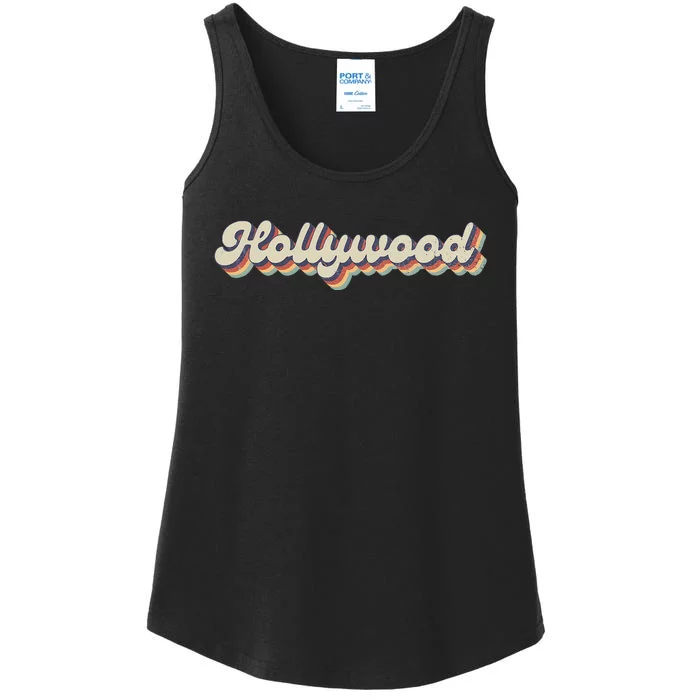 70s 80s USA City Vintage Hollywood Ladies Essential Tank