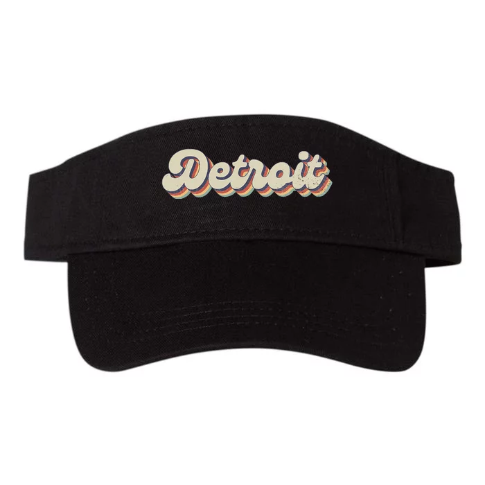 70S 80S Usa City Vintage Detroit Valucap Bio-Washed Visor