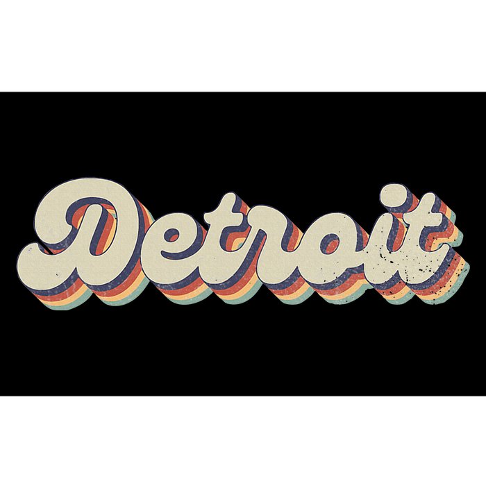 70S 80S Usa City Vintage Detroit Bumper Sticker