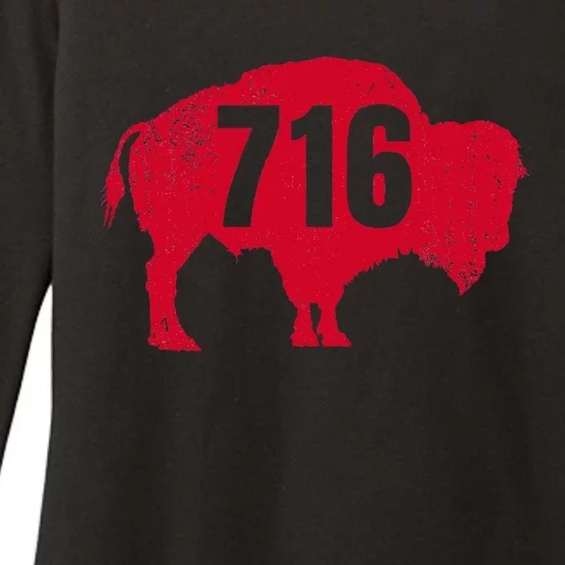 716 Area Code Buffalo New York Bflo Wny Womens CVC Long Sleeve Shirt