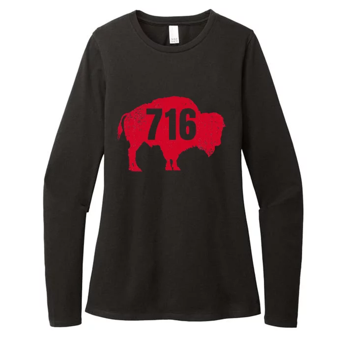 716 Area Code Buffalo New York Bflo Wny Womens CVC Long Sleeve Shirt