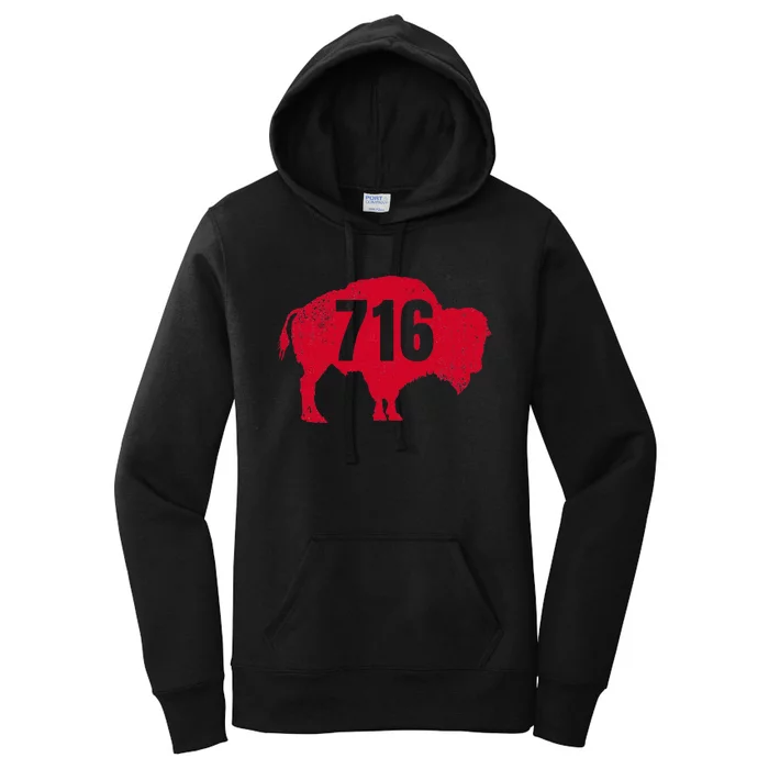 716 Area Code Buffalo New York Bflo Wny Women's Pullover Hoodie