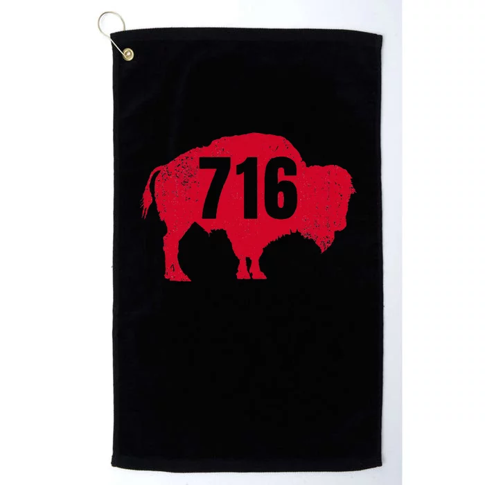 716 Area Code Buffalo New York Bflo Wny Platinum Collection Golf Towel