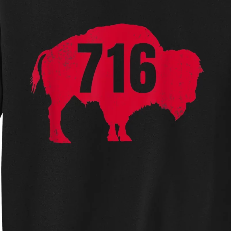 716 Area Code Buffalo New York BFLO WNY Sweatshirt