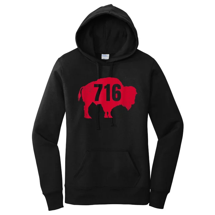 716 Area Code Buffalo New York BFLO WNY Women's Pullover Hoodie